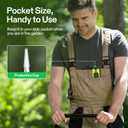 VIVOSUN Gardening Hand Pruner Pruning Shear with Straight Stailess Steel Blades (Black, Straight Blade, 3 Pack)