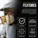 Havoc Racing Magnetic Frameless Goggles - For Motocross, Dirt Biking, Snowboarding, ATV, & UTV - UV Blocking Anti-Fog Goggles