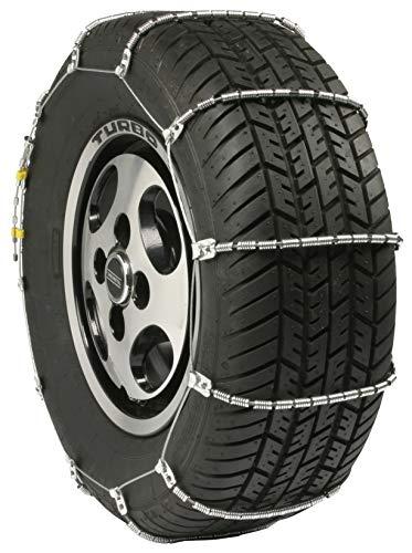 SCC SC1040 Radial Chain Cable Traction Tire Chain - Set of 2, Silver