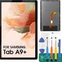 for Samsung Galaxy Tab A9+ Screen Replacement for Samsung Tab A9 Plus LCD Display Digitizer Touch Screen Assembly Repair Kits SM-X210 SM-X215 SM-X216B Black
