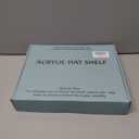 Acrylic Hat Rack for Baseball Cap, Clear Hat Organizer Sturdy Wall Mounted or Desktop Display Hat Storage, Wall Hat Organizer Fit 10 Caps, Hat Holder for Ball Caps & Accessories, for Men Women-1 Pack