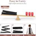 AZEAM 63" Easel Stand for Sign, 3 Pack Portable Easel for Painting, Foldable Black Metal Easel Display Stand Poster Holder Adjustable Sign Stand for Display Wedding Arts Poster