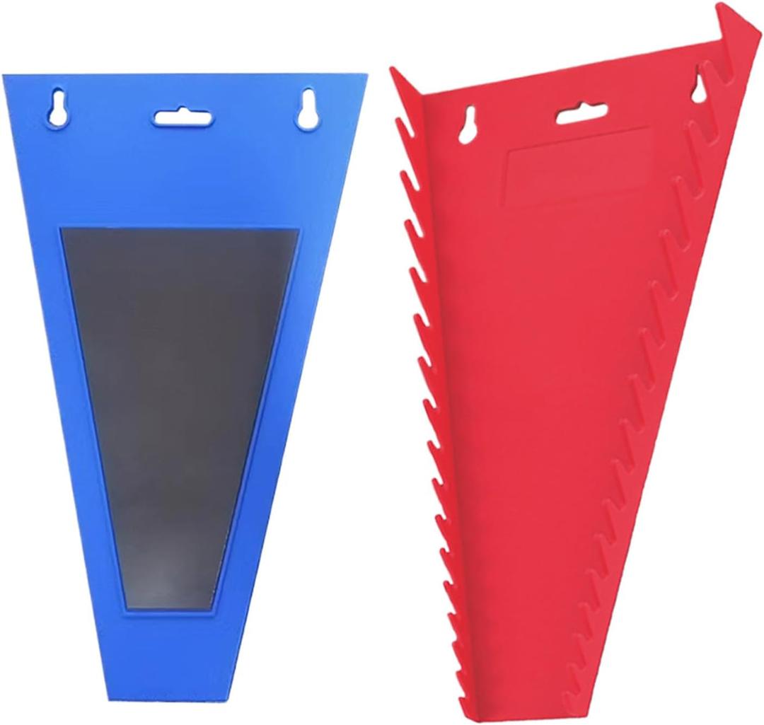 Magnetic Wrench Organizer- Wrench Organizer For Tool Box, Wrenchh Tool Holder, 2X Wrenchs Holder Set | Open End Organizers, Toolbox Wrencch Storage And Storing Accessories For Tools Box Garage Worksho