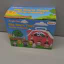 Aigybobo Farm Animals Big Barn Toys for 1 2 3 Year Old, Toddler Montessori Learning Toy, Farm Playset with Animal Figures and DIY Stickers, Christmas Birthday Gift for Baby Boys Girls Age 12-18 Months