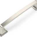 Amerdeco 30 Pack Kitchen Cabinet Handles 5 Inch(128mm) Hole Centers, Brushed Satin Nickel Handles for Kitchen Cabinet Hardware, Cabinet Pulls for Bathroom Dresser Drawer Handles ZH0002