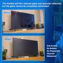 Anti Glare Screen Protector for 55 inch TV, Anti Glare Matte TV Film Anti Blue Light Protectors,Relieve Screen Reflection Filter Relieve Eye Fatigue