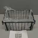 Deep Freezer Organizer Bins - 4 Pack Large Adjustable Freezer 4 Pack-Black