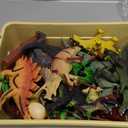 FRUSE Jurassic Dinosaur Toys Figures,12 PCS Realistic Large Dinosaur Figurines with Jumbo Play Mat & Information Dino Book,Educational Dino Figure Playset Cake Topper Decoration for Kids
