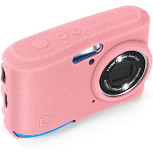 Case for Kodak PIXPRO FZ45 Non Slip Textured Soft Silicone Protective Case -Slim Anti-Slip Durable Shockproof Camera Cases (Pink)