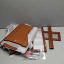 LOHASOK Bamboo Bread Box for Kitchen Countertop, Double Layer Large Bread Storage Container for Homemade Bread with Window & Lid, Bread Keeper Holder,Brown