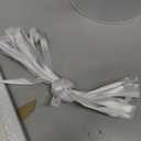 50 Pcs White Fiber Optic Wands with Metal Bucket Glow Sticks LED Wedding Sparklers Bulk with 50 Cards a Photo Frame a Roll of Ribbon for Wedding Bridal Shower Birthday Valentine's Gift