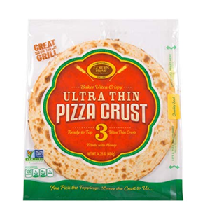 Pack Of 2 Golden Home Bakery Products Ultra Thin Pizza Crust, 12" (3 Pack)