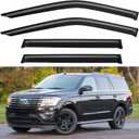 Window Visors Rain Guards for 2018-2024 Ford Expedition, Out-Channel Window Vent Wind Deflectors Visors Shades for 18-24 Expedition XL STX XLT MAX Limited King Ranch Platinum