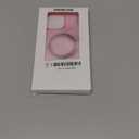 BOXDXB Magnetic Case for iPhone 16 Pro Max with Stand, Clear Glitter Military-Grade Shockproof Ring Kickstand Cases, 1 x Screen Protector Compatible with Magnetic Cover Case for Women Girls-Pink