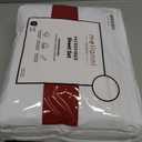 Mellanni California King Sheets Set - 4 PC Iconic Collection Bedding - Hotel Luxury, Extra Soft, Cooling Bed Sheets - Wrinkle, Fade, Stain Resistant (Cal King, White)