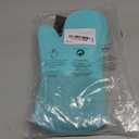 Silicone Oven Mitts Heat Resistant Waterproof Non Slip Long Oven Gloves with Soft Cotton Lining Handling Hot Pans Dishes Mitt for Cooking Baking, 1 Pair Kitchen Insulated Mittens (Green Blue) Turquoise