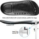 Endoto Insoles for Crocs Classic Clog, Extra Wide Barefoot Shoe Inserts Pads for Men & Women Croc Garden Work Sandals. 9 Size