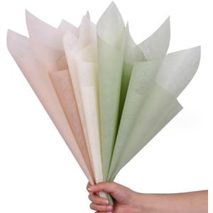 OUKEYI 145 Sheets Korean Cotton Wrapping Paper, Waterproof, White, Perfect for Flowers, Gifts, Crafts, Occasions like Valentine's Day, Wedding, Birthday
