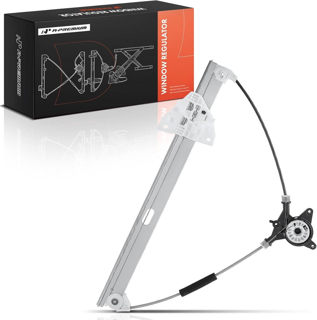 A-Premium Front Left Driver Side Power Window Regulator Without Motor Replacement for Mazda 3 2004-2009 Sedan/Hatchback, 3 Sport 2009 Hatchback