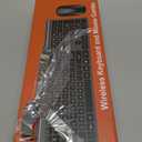 Wireless Keyboard and Mouse Combo, Full Size Keyboard and Mouse, Long Battery Life, Optical Mouse, 2.4G Lag-Free Cordless Mice Keyboard Set Ultra Slim Design for Computer, Laptop, PC, Mac, Windows