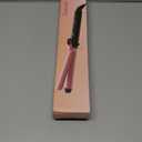 Dual Voltage Curling Iron 1 Inch Long BarrelCeramic Fast-Heating Hair Styling Tool for Short & Long Hair, Travel Curling Wand with 12 Levels Smart Temperature Control and Safety Glove (Rose Gold)