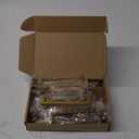 Ravinte 20 Pack Square Bar Drawer Handles - Solid 5 Inch Center to Center Brushed Brass Kitchen Cabinet Handles