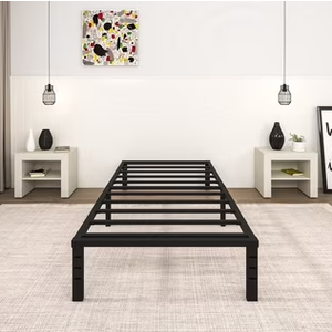 Twin Black Metal Bed Frame Model WDLWCTTC001