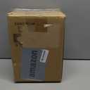 1 Gallon thickened Square Glass Pitcher with Lid, Classic Stripes Water Pitchers for Fridge, Borosilicate Glass Carafe for Hot/Cold Brew Drink, Extra Large Jug with Handle for Iced Tea, Coffee, Juice (Silver)