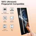 XDesign [2+2 Pack Galaxy S23 Ultra Screen Protector, 9H Tempered Glass Scratch Resistant, Ultrasonic Fingerprint Support, For Samsung Galaxy S23 Ultra 5G 6.8 Inch Glass Screen Protector