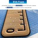 Foam Fish Ruler with Adhesive Backing, EVA Fish Ruler for Boat Accessories Marine Fishing Measuring Tool, Fish Measuring Tape for Kayak, Fishing Boat, Cooler Ruler (40" Fish Ruler)