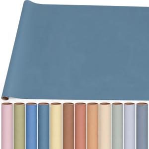 Breling 12 Rolls 47.2" x 12 ft Colored Bulletin Board Paper, Boho Color