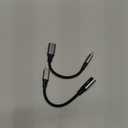 AGVEE 2 Pack 4 inch USBC Female to Lightning Male Adapter, 30W Fast Charging Charger Converter for iPhone 14 13 12 11 Airpods iOS Device Carplay, Not for Audio, Dark Gray