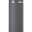 Ninja DW2401GY Thirsti 24oz Travel Water Bottle, For Carbonated Sparkling Drinks, Colder and Fizzier Longer, Leak Proof, 24 Hrs Cold, Dishwasher Safe, Stainless Steel Insulated Tumbler, Charcoal Gray