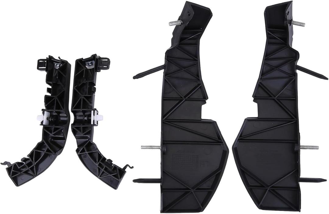 Left and Right Front Bumper Support Brackets for Dodge Challenger 2015 2016 2017 2018 2019 2020 2021 2022 Bumper Support Bracket Cover Retainer Driver & Passenger Side 68024342AA 68024343AA 68259546AA