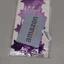 LOLStar 2Pack Purple Glitter Stars Birthday Decorations 3.3X6.6ft Each Lilac Purple Star Backdrop Foil Fringe Curtains for Girl, Graduation Engagement Wedding Baby Shower Disco Anniversary Party Decor