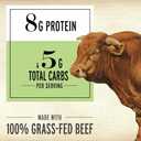 EPIC Beef Uncured Bacon and Apple Bars, Whole 30, Paleo Friendly, Protein Snacks, 12 Ct, 15.6 oz