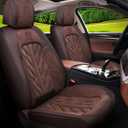 MM01 Seat Covers 5-Seater Full Set Suitable for Most Cars,Cars,SUV, Pickup Ttrucks, Airbags CompatibleCar Seat Cushion Protectors (Brown)