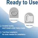 Clear Silk Pattern Shower Curtain, Lightweight & Easy Installation with Plastic Hooks, Eco-Friendly Material, 70.9x70.9 Inch Transparent White(Pack of 1)