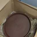 4 Pack of 16 inch Plant Saucer, Heavy Duty Round Plant Trays for Pots, Bird Bath Bowls, Plastic Plant Water Tray, Flower Plant Saucers for Indoors (16", Chocolate)
