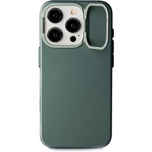 TORRAS Slim Fit Magnetic Stand for iPhone 15 Pro Case, Fit for MagSafe, Camera Kickstand, Ultra Thin Anti-Scratch Protective Matte for iPhone 15 Pro Phone Case 6.1'', Green Titanium