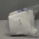 OIAHOMY XXLarge Rectangle Blanket Basket-96L, Cotton Woven Basket for Storage, Dirty Clothes Basket for Living Room, Nursery, Bedroom, Toy Organizing with Handle, 24" x 16" x 15", White