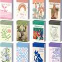 12 Sets 600 Sheets Washi Stickers for Journaling, Boho Abstract Aesthetic Stickers Vintage Scrapbook Sticker Set for Bullet Art Diary Card Craft Gifts Planner Notebook