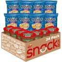Frito Lay Tostitos Bitesize Rounds Chips and Salsa Dip Cups Variety Pack, (Pack of 24), Vegetarian, Blue (EXP 09/22/26)