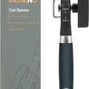 Beneno Can Opener, Manual Side Safe Cut Can Opener Smooth Edge with Durable Sharp Blade, Effort-Saving Knob & Comfortable Non-slip Handle, Green