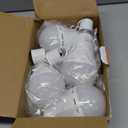 Neporal 4 Pack Emergency-Rechargeable-Light-Bulb, Stay Lights Up When Power Failure, 1200mAh 15W 80W Equivalent LED Light Bulbs for Home, Camping, Tent (E27, with Hook) (Daylight)