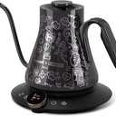 Cocinare x Chanoir FLOW M9 Pro Electric Kettle, Art de Paris Collaboration, ±0.5℉ Precise Temp Control for Coffee & Tea, Stainless Steel Interior, Fast Heating for Boiling Water (Chanoir Black)