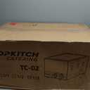 TOPKITCH ETL Listed 3-Pan Commercial Food Warmer with Non-Leakage Stretch-Forming Water Tank &3 of 1/3 Size GN Pan,Countertop Soup Station Bain Marie with Drain Tap for Buffet,Parties and Restaurants