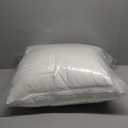 Oubonun 18 x 18 Throw Pillow Inserts, Firm and Fluffy Decorative Square Pillows for Couch Bed Sofa with Soft Cotton Cover White Cushion with Down Alternative Pack of 2