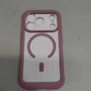 Miracase Magnetic for iPhone 17 Pro Case 6.3" [Compatible with MagSafe] Full-Body Phone Case with Built-in Glass Screen Protector & Camera Control,Drop Proof iPhone 17 Pro Cover, Lilac