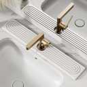 Diatomite Stone Faucet Mat For Kitchen Sink Fast Drying Absorbent Tray Drip Catcher Splash Guard Countertop Organizer For Water Control 2 Ft